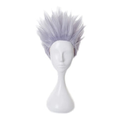 Halloweez Satoru Gojo Cosplay Wig - High-Quality Synthetic Fiber Wig for Jujutsu Kaisen Fans - Halloweez