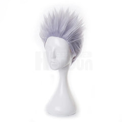 Halloweez Satoru Gojo Cosplay Wig - High-Quality Synthetic Fiber Wig for Jujutsu Kaisen Fans - Halloweez
