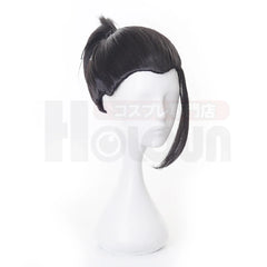 Halloweez Jujutsu Kaisen JJK Suguru Geto Cosplay Wig Synthetic Fiber Adjustable for Halloween Christmas Parties - Halloweez