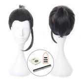 Halloweez Jujutsu Kaisen JJK Suguru Geto Cosplay Wig Synthetic Fiber Adjustable for Halloween Christmas Parties - Halloweez