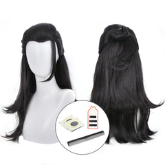 Halloweez Anime Suguru Geto Cosplay Wig - Untied Rose Net Synthetic Fiber for Halloween & Christmas Parties - Halloweez