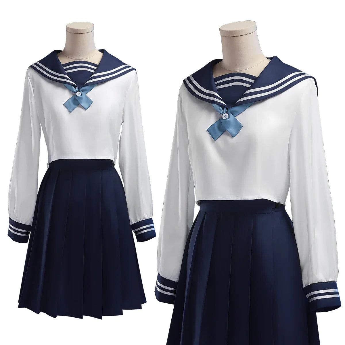 Halloweez Jujutsu Kaisen Riko Amanai Cosplay Wig with JK Skirt and Sailor Rose Net - Perfect for Halloween & Christmas - Halloweez