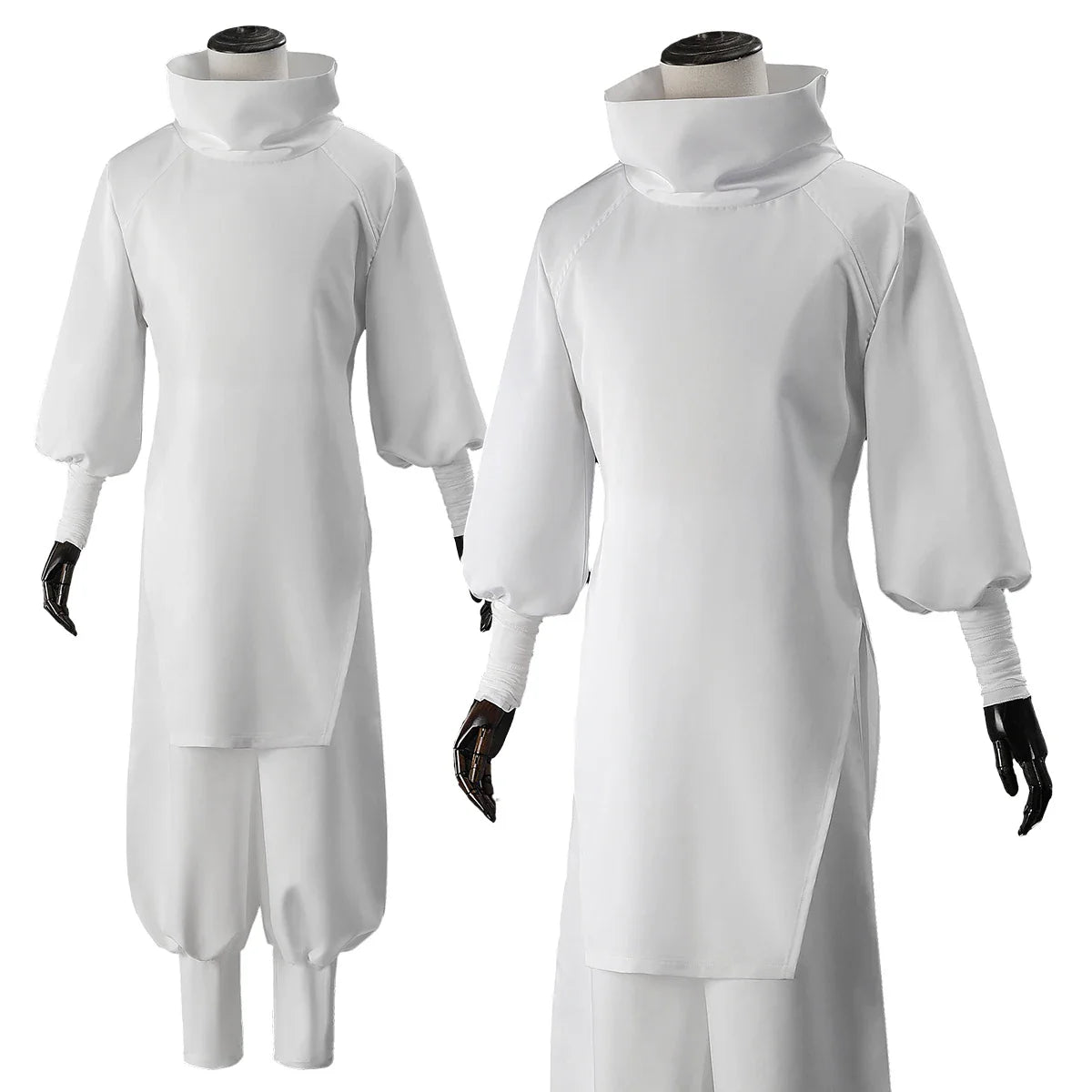 Halloweez Jujutsu JJK Manga Anime Kashimo Hajime Cosplay Costume with Blue Wig and White Top - Halloweez