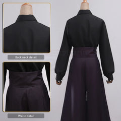 Halloweez Mei Mei Cosplay Costume - Black Shirt & Purple Pants Set - Halloweez