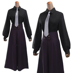 Halloweez Mei Mei Cosplay Costume - Black Shirt & Purple Pants Set - Halloweez