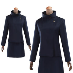 Halloweez Jujutsu Kaisen Shoko Ieiri Cosplay Costume with Wig, Jacket, and Skirt - Perfect for Halloween and Christmas Parties! - Halloweez