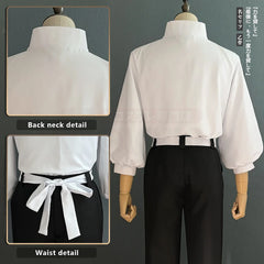 Halloweez Jujutsu Kaisen Yuta Okkotsu Cosplay Costume with Black Pants and Wig - Halloweez