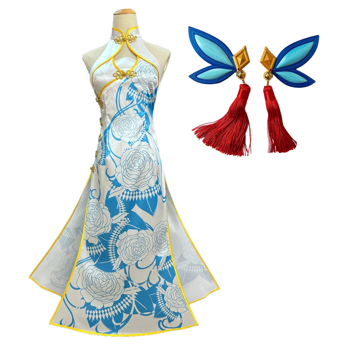Halloweez Ai Hoshino Anime Cosplay China Chi-pao Cheongsam Dress - Halloweez