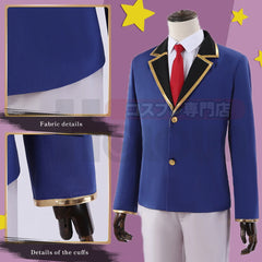 Halloweez Anime Akua Hoshino Cosplay Wig with Aqua School Uniform - Perfect for Daily Wear - Halloweez