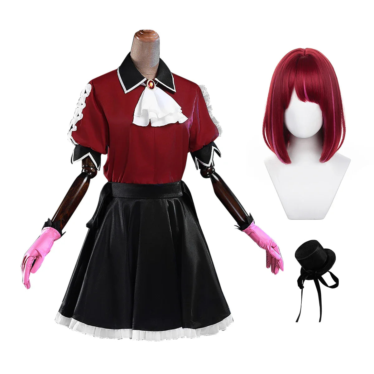 Halloweez Arima Kana Anime Costume Wig Shirt Skirt Set - Halloweez