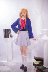 Halloweez Anime Rubii Ruby Hoshino Cosplay Costume Wig with School Uniform Dress - Perfect Sister Party Gift - Halloweez