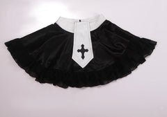 Halloweez Ruby Hoshino Anime Cosplay Costume Set with Wig, Shirt, Shawl, and Skirt - Halloweez