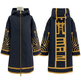 Halloweez Brahman Senju Kawaragi Cosplay Costume - Golden Black Jacket Coat - Halloweez