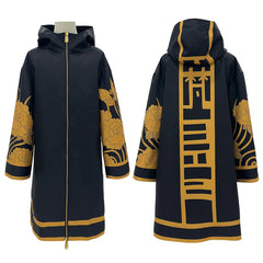 Halloweez Anime Brahman Wakasa Imaushi Cosplay Costume Golden Black Jacket Coat - Halloweez