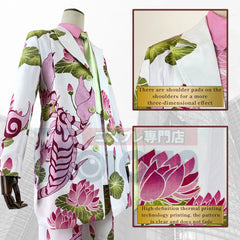 Halloweez Tokyo Anime Cosplay Costume - Pink Scorpio Haruchiyo Sanzu Uniform Set for Halloween - Halloweez
