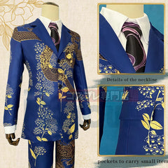 Halloweez Anime Cosplay Costume - Ken Ryuguji Draken Blue Dragon 5Pcs Set - Perfect for Halloween - Halloweez