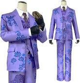 Halloweez Anime Cosplay Costume - Seishu Inui Uniform Coat with Purple Unicorn Kirin Design - 7Pcs Halloween Gift - Halloweez