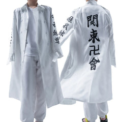 Halloweez Anime Cosplay Costume - Kanto Manji Gang Manjiro Sano Embroidered Coat for Halloween & Christmas - Halloweez