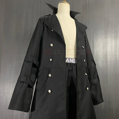 Halloweez Anime Cosplay Costume - Ran Haitani Brothers Black Trench Coat for Casual Wear - Halloweez