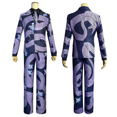 Halloweez Anime Cosplay Costume - Rindo Haitani Snake Suit in Purple for Casual and Holiday Fun - Halloweez