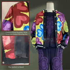 Halloweez Hanagaki Takemichi Tokyo Revengers Cosplay Set - Osaka Jacket, Pants, T-shirt for Everyday or Themed Events - Halloweez