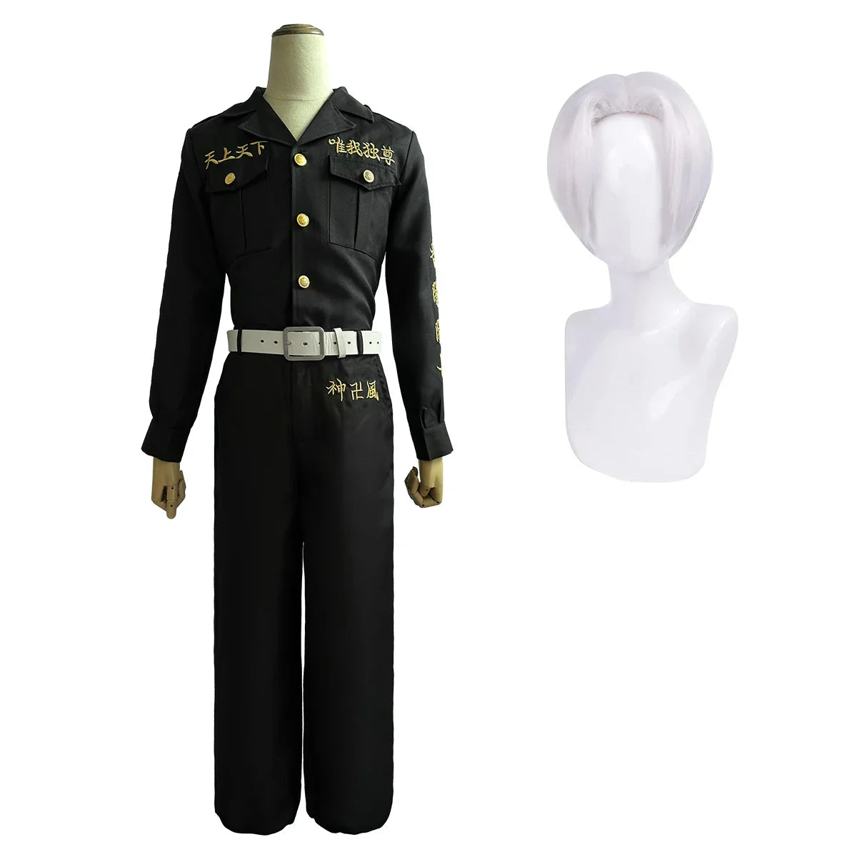 Halloweez Izana Kurokawa Cosplay Costume - 8th Captain 1st Generation Toman Special Attack Uniform with Embroidery - Halloweez