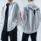 Halloweez Kazutora Hanemiya Cosplay Outfit - White Jacket & Earring for Tokyo Anime Fans - Halloweez