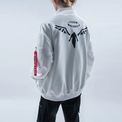 Halloweez Kazutora Hanemiya Cosplay Outfit - White Jacket & Earring for Tokyo Anime Fans - Halloweez