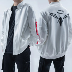 Halloweez Kazutora Hanemiya Cosplay Outfit - White Jacket & Earring for Tokyo Anime Fans - Halloweez