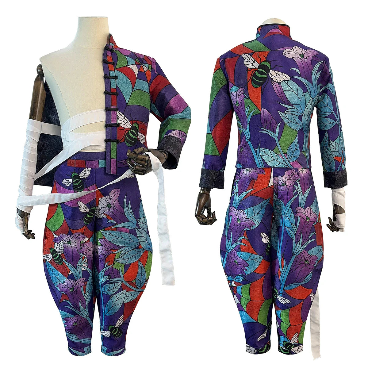 Halloweez Anime Rindo Haitani Cosplay Costume Set with Wig, Jacket, Pants & Bandage for Halloween - Halloweez