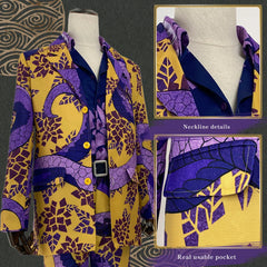Halloweez Shiba Anime Cosplay Costume - Tokyo Taiju Inspired Snake Design Shirt & Pants for Conventions - Halloweez