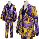 Halloweez Shiba Anime Cosplay Costume - Tokyo Taiju Inspired Snake Design Shirt & Pants for Conventions - Halloweez
