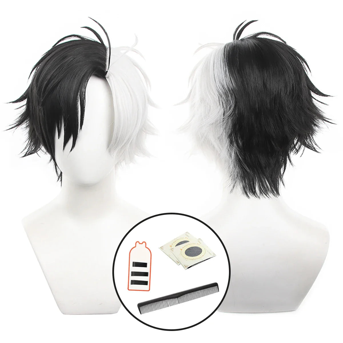 Wind Breaker Haruka Sakura Anime Wig - Synthetic Fiber with Adjustable Cap - Halloween Cosplay Gift - Halloweez