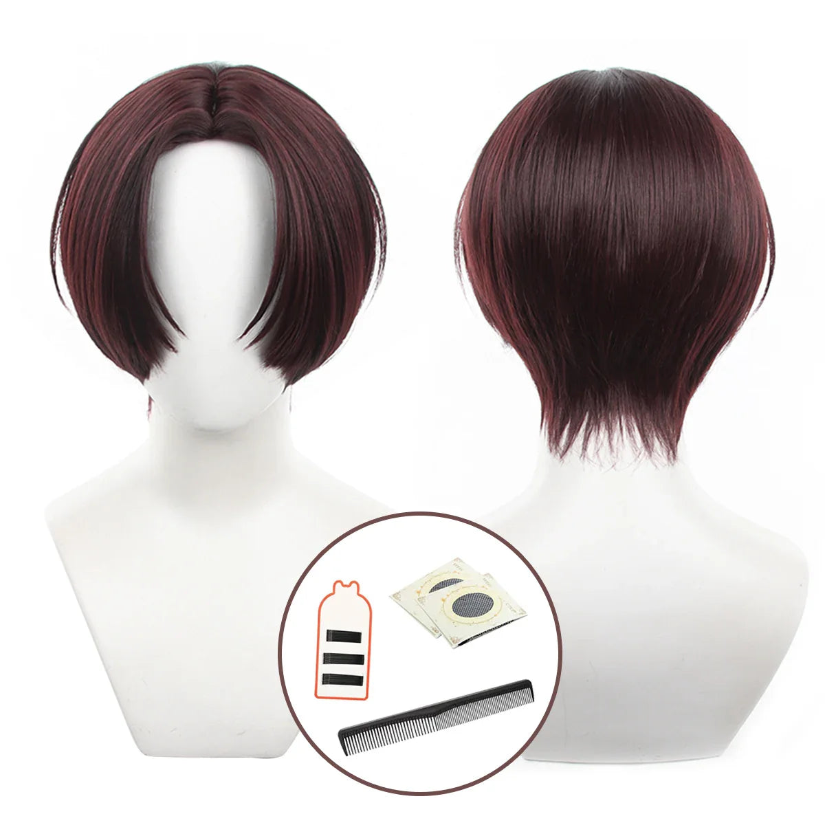 Transform into Hayato Suo with Halloweez Anime Cosplay Wig - Synthetic Fiber Adjustable Size Halloween Gift - Halloweez