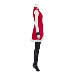 Halloweez Kyoko Sakura Cosplay Magical Girl Costume Women's Sexy Uniform Skirt Combat Dress Suit for Halloween Carnival Party Comic Con Gown - Halloweez