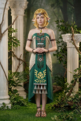 Halloweez: The Legend of Zelda - Tears of the Kingdom Princess Zelda Zonai Dress Cosplay Costume for Fans - Halloweez