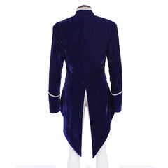 Men’s Gothic Steampunk Tailcoat - Victorian Era Themed Halloween Cosplay Trench Frock Coat | Halloweez - Halloweez