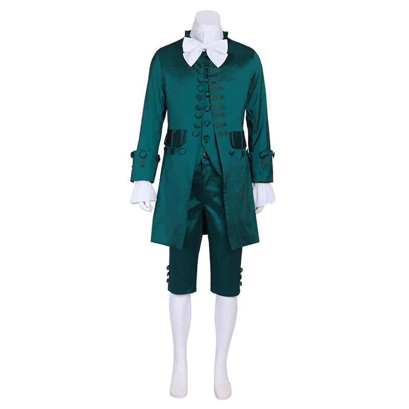 Men’s 18th Century Colonial Uniform Set - Halloweez Medieval Knight Vest Costume - Halloweez