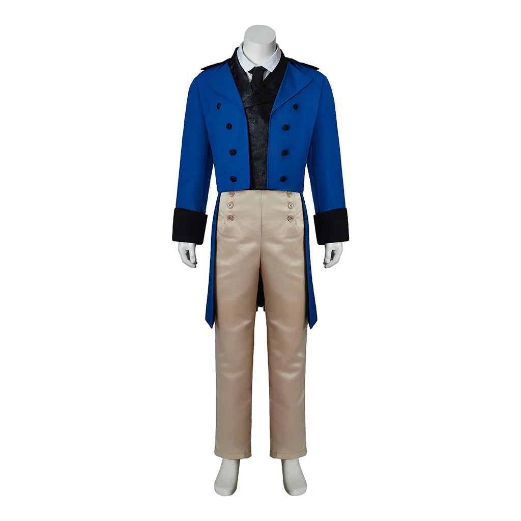 Men’s Halloweez Regency Tailcoat Costume - Classic Mr. Darcy Victorian Outfit - Halloweez