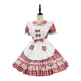 Sweet Gingham Maid Cosplay Costume, Custom Made for Halloween & Comic Con