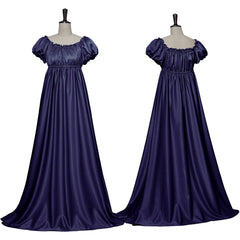 Bridgerton Medieval Ball Gown Cosplay, Custom Ready‑to‑Ship Outfit for Halloween & Party