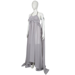 Game of Thrones Daenerys Grey Dress Cosplay Costume For Comic‑Con Halloween