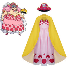 One Piece Big Mom Charlotte Linlin Cosplay Costume Custom‑Made for Halloween Comic‑Con