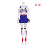 Lollipop Chainsaw Juliet Cos Costume Custom, Game Cheerleader Halloween Outfit