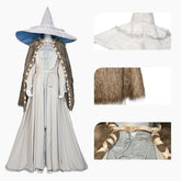 Elden Ring Ranni Cosplay Costume, Custom Outfit for Halloween & Comic‑Con