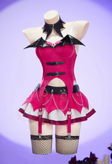 Monster High Draculaura Fan‑Art Cosplay Costume Custom‑Made for Halloween Comic‑Con