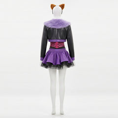Monster High Clawdeen Wolf Cosplay, Custom Y2K Punk Outfit for Halloween & Comic Con