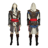 Assassin's Creed IV Black Flag Edward Kenway Full Set Cosplay Costume Custom - Halloweez