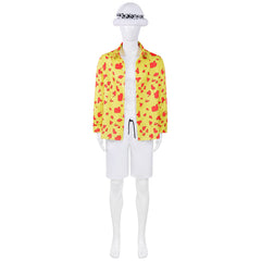 One Piece Film: Red Costume - Complete Trafalgar Law Shirt Set for Halloween Cosplay