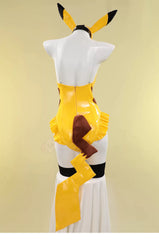 Pokémon Pikachu Bunny Girl Fan‑Art Cosplay Costume Custom‑Made for Halloween Cons